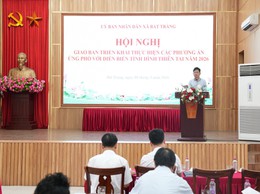 Xã Bát Tràng chủ động triển khai phương án ứng phó thiên tai năm 2026
