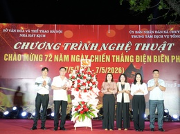 Chuyên Mỹ sôi nổi đêm nghệ thuật chào mừng kỷ niệm 72 năm Chiến thắng Điện Biên Phủ (7/5/1954 - 7/5/2026)