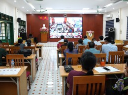 PHƯỜNG SƠN TÂY THAM DỰ HỘI NGHỊ TRỰC TUYẾN ĐẠI BIỂU QUỐC HỘI THÀNH PHỐ HÀ NỘI - ĐƠN VỊ BẦU CỬ SỐ 6 TIẾP XÚC CỬ TRI SAU KÌ HỌP THỨ NHẤT, QUỐC HỘ KHÓA XVI