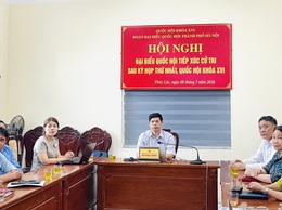 Đoàn đại biểu Quốc hội thành phố Hà Nội đơn vị bầu cử số 6 tiếp xúc cử tri