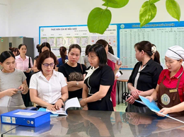 Các cơ sở giáo dục mầm non độc lập trên địa bàn xã Ô Diên tập huấn vệ sinh an toàn thực phẩm và phòng cháy chữa cháy