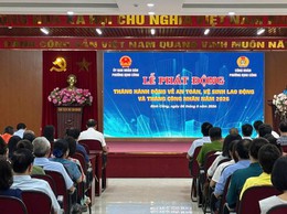 Định Công: Hành động an toàn, chăm lo người lao động