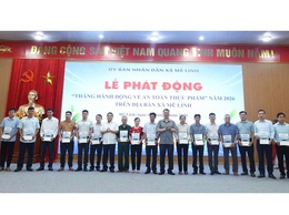 Xã Mê Linh phát động Tháng hành động vì An toàn thực phẩm năm 2026