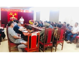 Ngày 07/5/2026 Ủy ban nhân dân xã Hát Môn tổ chức Hội nghị phổ biến, vận động chăm dứt hoạt động của các cơ sở giêt mổ nhỏ lẻ, không đảm bảo quy định.