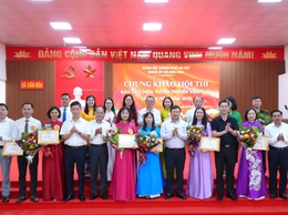 CHUNG KHẢO HỘI THI BÁO CÁO VIÊN, TUYÊN TRUYỀN VIÊN GIỎI XÃ DÂN HOÀ NĂM 2026: ĐƯA NGHỊ QUYẾT ĐẢNG VÀO CUỘC SỐNG