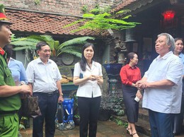 Đoàn khảo sát Thành phố Hà Nội khảo sát việc thực hiện phong trào 