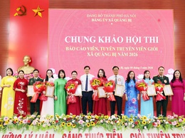 Sôi nổi Hội thi Báo cáo viên, Tuyên truyền viên giỏi xã Quảng Bị năm 2026