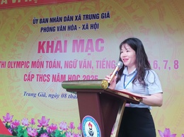 TRUNG GIÃ TỔ CHỨC KỲ THI OLYMPIC CÁC MÔN TOÁN, NGỮ VĂN, TIẾNG ANH CẤP THCS CHO HỌC SINH KHỐI 6,7,8
