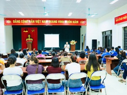 Trạm Y tế xã Phú Nghĩa tổ chức hội nghị truyền thông về khám sức khỏe trước kết hôn và phòng tránh bệnh Thalassemia
