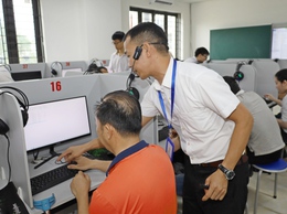 Hội Người khuyết tật phường Tùng Thiện khai giảng lớp dạy tin học văn phòng và sử dụng Internet dành cho người khuyết tật