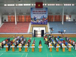Quảng Bị tham gia tranh tài tại Giải cầu lông gia đình thành phố Hà Nội năm 2026