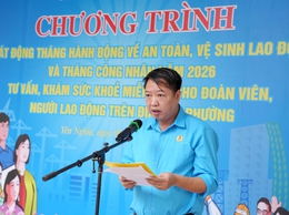 Phường Yên Nghĩa phát động tháng hành động về An toàn, vệ sinh lao động và Tháng công nhân năm 2026
