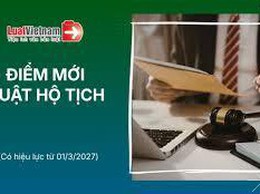 10 điểm mới tại Luật Hộ tịch (sửa đổi) 2026