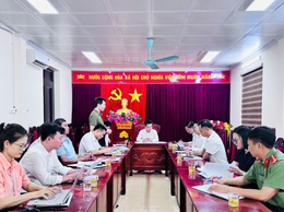 UBND xã Hát Môn làm việc với chủ Dự án Hoa Bay về thực hiện Kết luận thanh tra