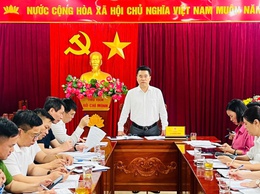 Ngày 08/5/2026 Ủy ban nhân dân xã Hát Môn tổ chức hội nghị rà soát các tiêu chí xây dựng Nông thôn mới trên địa bàn xã .