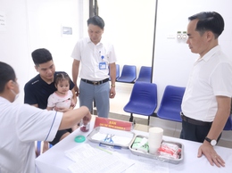  Xã Hòa Phú đồng loạt triển khai chiến dịch cân đo, đánh giá tình trạng dinh dưỡng và bổ sung Vitamin A đợt I năm 2026