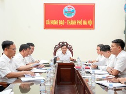 UBND XÃ HƯNG ĐẠO TỔ CHỨC HỘI NGHỊ TẬP THỂ UBND XÃ MỞ RỘNG TUẦN 23 NĂM 2026