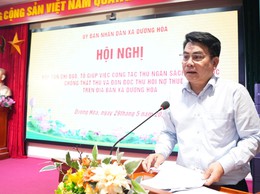 Ban chỉ đạo xã giao ban công tác thu ngân sách nhà nước, chống thất thu và đôn đốc thu hồi nợ thuế 