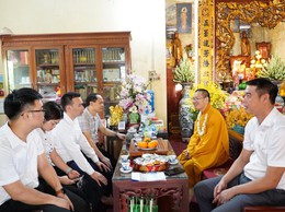 Lãnh đạo xã Quang Minh thăm, chúc mừng các cơ sở Phật giáo nhân Đại lễ Phật đản PL.2570 – DL.2026
