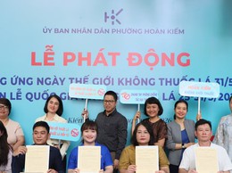 Phường Hoàn Kiếm nỗ lực xây dựng cộng đồng an toàn, không khói thuốc