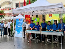 Phường Ô Chợ Dừa bảo đảm an toàn cho sĩ tử trong ngày thi đầu tiên vào lớp 10
