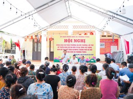 Thượng Phúc lấy ý kiến nhân dân thôn Đức Trạch về dự thảo phương án bồi thường, hỗ trợ triển khai Dự án Khu đô thị thể thao Olympic