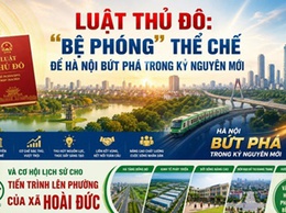 Luật Thủ đô - “bệ phóng” thể chế để Hà Nội bứt phá trong kỷ nguyên mới và cơ hội chuyển mình của Hoài Đức