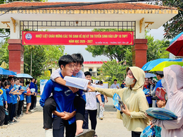 Kỳ thi tuyển sinh vào lớp 10 THPT năm học 2026-2027 trên địa bàn xã Ô Diên diễn ra an toàn, nghiêm túc