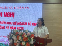 Giao ban Ban chỉ đạo hè xã Thuận An