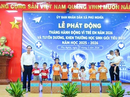 Phú Nghĩa quan tâm chăm lo cho thế hệ tương lai