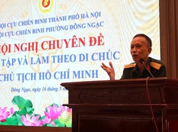 Ý nghĩa sâu sắc Hội nghị chuyên đề học tập và làm Di chúc của Chủ tịch Hồ Chí Minh do Hội CCB phường Đông Ngạc tổ chức