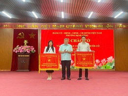 Phường Định Công tổ chức Lễ chào cờ tháng 6: Tạo chuyển biến thực chất, thay đổi diện mạo đô thị