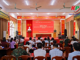 Xã Kiều Phú tổ chức sơ duyệt diễn tập tác chiến trong khu vực phòng thủ năm 2026