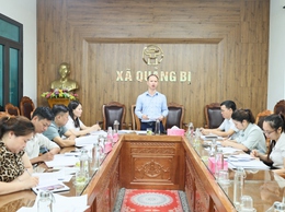 Ban Kinh tế - Ngân sách HĐND xã Quảng Bị giám sát công tác thu và quản lý Quỹ Phòng, chống thiên tai