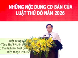 Hội nghị quán triệt, phổ biến Luật Thủ đô năm 2026