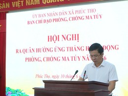 Phúc Thọ ra quân hưởng ứng Tháng hành động phòng, chống ma túy năm 2026