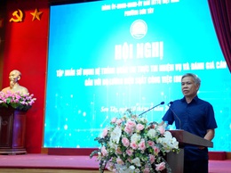 SƠN TÂY: TỔ CHỨC TẬP HUẤN HỆ THỐNG QUẢN TRỊ THỰC THI NHIỆM VỤ VÀ ĐÁNH GIÁ CÁN BỘ THEO OKR/KPI TRÊN NỀN TẢNG HANOIWORK