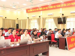 Xã Hòa Lạc dự Hội nghị Thành phố sơ kết 1 năm vận hành chính quyền địa phương hai cấp tại điểm cầu địa phương