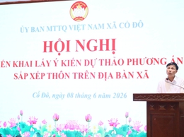 MẶT TRẬN TỔ QUỐC XÃ CỔ ĐÔ TRIỂN KHAI LẤY Ý KIẾN DỰ THẢO PHƯƠNG ÁN SẮP XẾP CÁC THÔN TRÊN ĐỊA BÀN XÃ