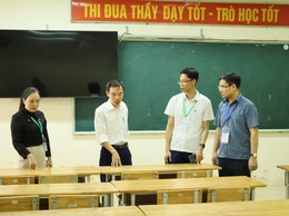 XÃ CỔ ĐÔ KIỂM TRA CÔNG TÁC CHUẨN BỊ KỲ THI TỐT NGHIỆP THPT NĂM 2026 TẠI CÁC ĐIỂM THI
