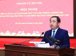 HÀ NỘI SƠ KẾT 1 NĂM VẬN HÀNH CHÍNH QUYỀN ĐỊA PHƯƠNG 2 CẤP: ĐẢNG BỘ XÃ QUỐC OAI VINH DỰ ĐƯỢC KHEN THƯỞNG