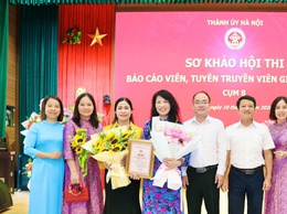 Thành ủy Hà Nội tổ chức sơ khảo Hội thi Báo cáo viên,
tuyên truyền viên giỏi cụm số 8 năm 2026