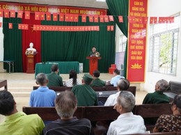 Tuyên truyền công tác GPMB dự án Khu đô thị thể thao Quốc tế Hà Nội tại thôn Trình Xá
