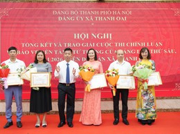 XÃ THANH OAI TỔNG KẾT VÀ TRAO GIẢI CUỘC THI CHÍNH LUẬN VỀ BẢO VỆ NỀN TẢNG TƯ TƯỞNG CỦA ĐẢNG LẦN THỨ SÁU NĂM 2026
