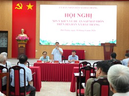 UBND xã Bát Tràng tổ chức hội nghị xin ý kiến về Đề án sáp nhập thôn trên địa bàn xã