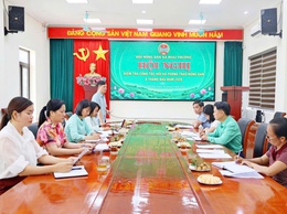 Đoàn công tác số 2 Hội Nông dân thành phố Hà Nội kiểm tra công tác Hội và phong trào nông dân tại xã Đoài Phương
