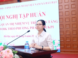 Hội nghị tập huấn sử dụng Hệ thống quản trị thực thi nhiệm vụ và đánh giá cán bộ gắn với đo lường hiệu suất công việc (OKR/KPI)