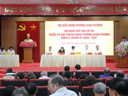 Hội nghị tiếp xúc cử tri trước kỳ họp thường lệ giữa năm 2026 HĐND phường Xuân Phương khóa II, nhiệm kỳ 2026 - 2031