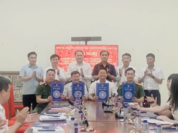 Hội nghị phối hợp triển khai công tác quản lý đất đai và đảm bảo an ninh trật tự tại khu vực giáp ranh giữa hai xã Liên Châu tỉnh Phú Thọ và xã Phúc Lộc thành phố Hà Nội