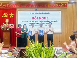 Hội nghị bàn giao các Hội quần chúng do Đảng, Nhà nước giao nhiệm vụ trên địa bàn xã Phúc Lộc